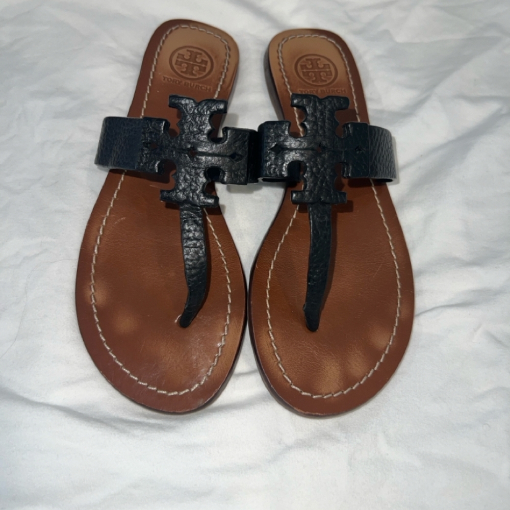 Tory Burch sandals black size 6M for lady